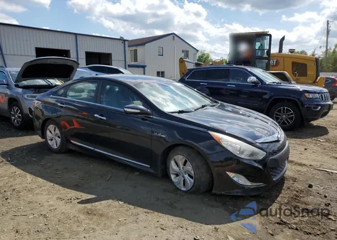 2013 Hyundai Sonata Hybrid из США, поврежденный, VIN KMHEC4A45DA084446